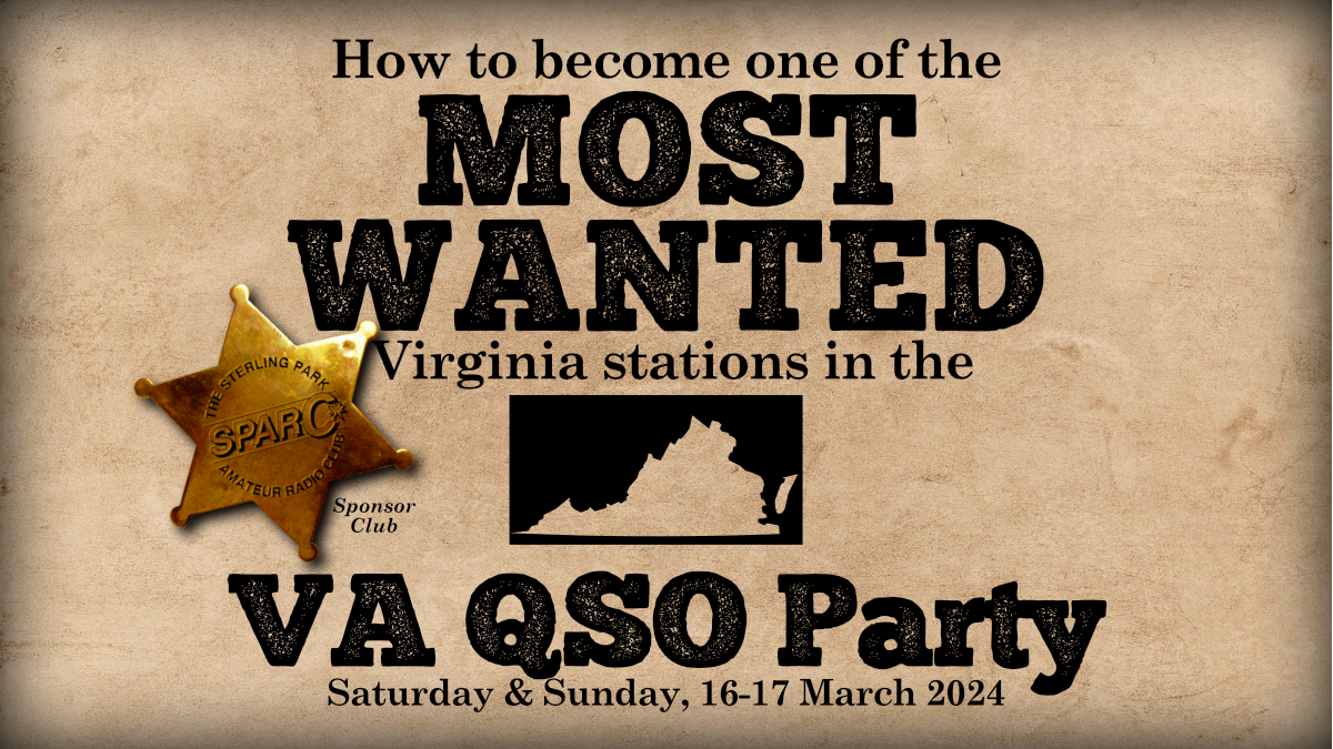 Virginia QSO Party Shenandoah Valley Amateur Radio Club