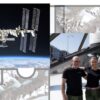 Fram2 Ham images with international space station